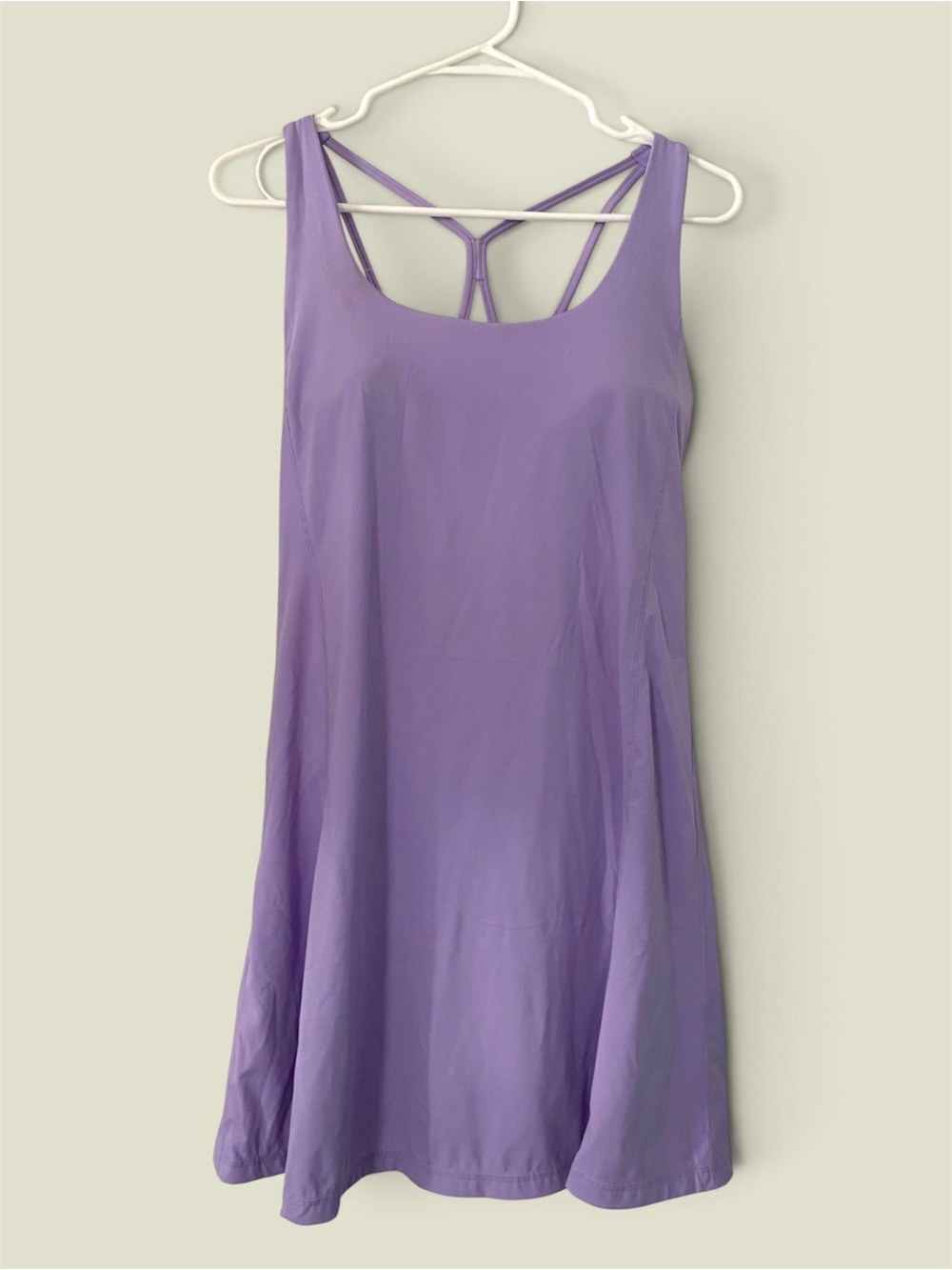 Generic Brand Purple Athletic Exercise Dress Built-in Bra L Lavender Golf - Picture 3 of 7
